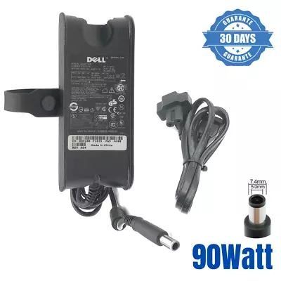 19.5V AC Adapter Genuine Dell 90W 90 Watt Power Supply Battery Charger PA-10 OEM • $26.45