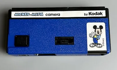 Mickey - Matic Blue 110 Film Camera Kodak Mickey Mouse Disney 1988 Point Shoot • $12.99