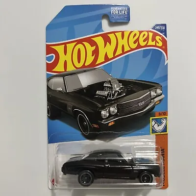 Hot Wheels 2022 243/250 Chevelle SS Express Muscle Mania 8/10 Black • $5.49