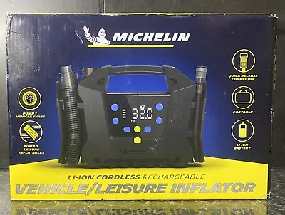 Michelin 17903 Li-Ion Cordless Rechargable Vehicle Leisure Tyre Inflator • $66.55