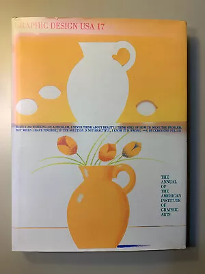 Vintage 1997 AIGA Graphic Design USA 17 HCDJ First Edition Typography Colophon • $17