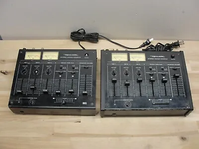 2 Vintage Realistic Stereo Mixing Consoles 32-1200c • $60