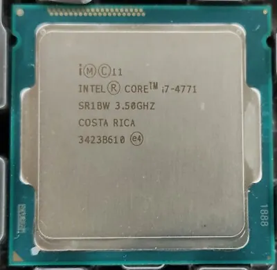 Intel SR1BW Core I7-4771 3.5GHz LGA1150 Quad-Core CPU Processor • £28.99