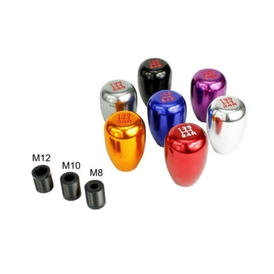 $22.95 • Buy Universal Aluminum 5 Speed Manual Car Gear Shift Shifter Knob Lever Cover Gold