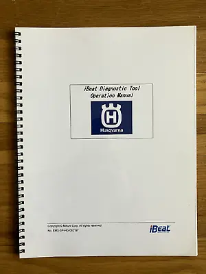 HUSQVARNA TE 310 TE 610 IBeat Software MANUAL For Mikuni Fuel Injection System • £9.50