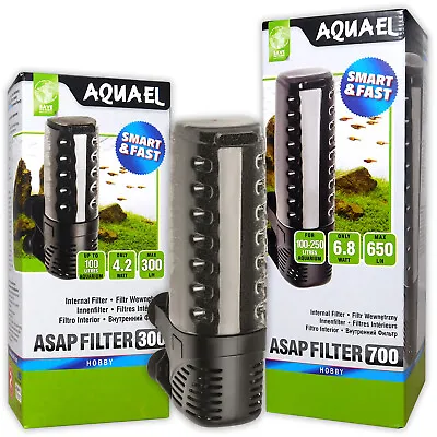Aquael Asap Filters Internal 300 500 700 Simple Efficient Aquarium Fish Tank • £21.45