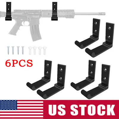 6PCS Gun Storage For WallFor Storage Of FirearmFolding Gun Rack Wall Mount • $16.99