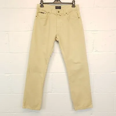 GANT Vintage Jeans W32 L32 Lightweight Denim Men Beige Regular Straight Designer • £25