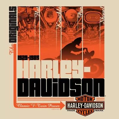 VINTAGE PRODUCT - Harley-Davidson–Classic V-Twin Power Paper Poster No Framed • $18.99