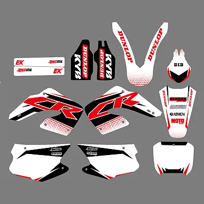 Team Graphics Backgrounds Decals Stickers For Honda CR125R CR250R 2000-2001 • $93.49