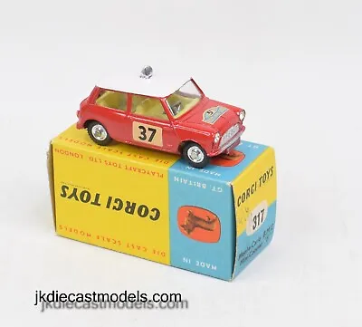 Corgi Toys 317 Mini Cooper 'S' Monte Carlo '64 Virtually Mint/Boxed • $284.16