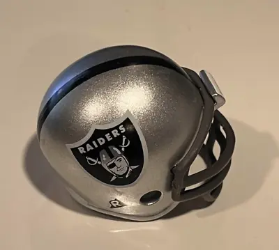 Riddell Pocket Pro Football Helmet Las Vegas Oakland Raiders TRAD. BLACK Logo • $9.99