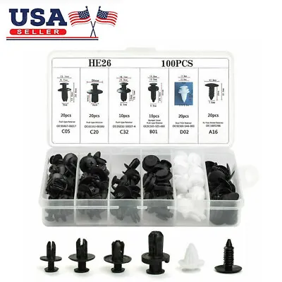 Kit Bumper Parts Car Body Rivet Trim Molding Retainer Assortments Clip Push Pin • $9.99