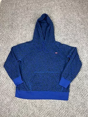 Levi's Sweatshirt Hoodie Women's Size Medium Blue Long Sleeve Pullover • $9.80