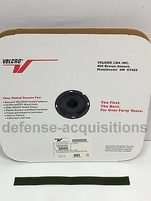 1 INCH VELCRO® Brand LOOP Fastener- Sew On Mil-Spec Military Tape CAMO GREEN • $1.29