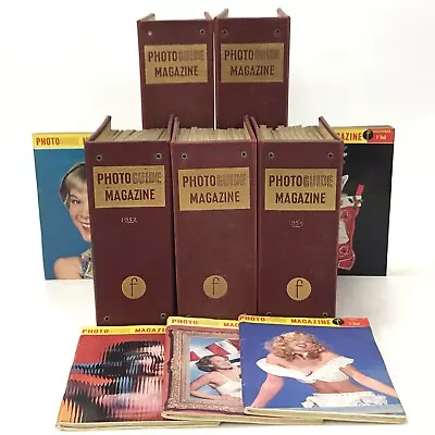 £7.50 • Buy Photo Guide Vintage Magazine Collection 1950 5 Original Binders 60 Issues 513077