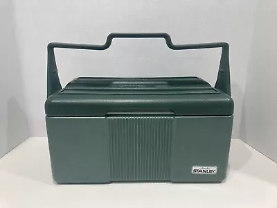 Vintage Stanley Cooler Aladdin Green Insulated Divided Lunch Box No Thermos • $35