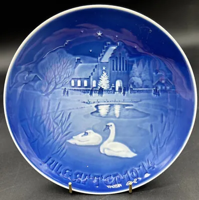 B&G Jule After Plate 1974 Copenhagen Porcelain Denmark Christmas In The Village • $6.99