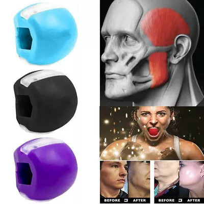 £5.59 • Buy 3PCS Jawline Jaw Exerciser Face Toner Muscle Jawzrsize Anti-Wrinkle Toning
