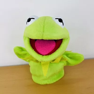 Vintage Jim Henson 1996 Kermit The Frog Hand Sock Puppet The Muppets Kids Size • £13.99