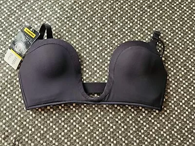 Wonderbra Women's Ultimate Plunge Underwired Multiway Black Bra 32A- RRP £54 • £22