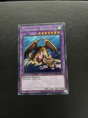 Yu-Gi-Oh! TCG Thousand Dragon Metal Raiders MRD-143 Unlimited Secret Rare • £11