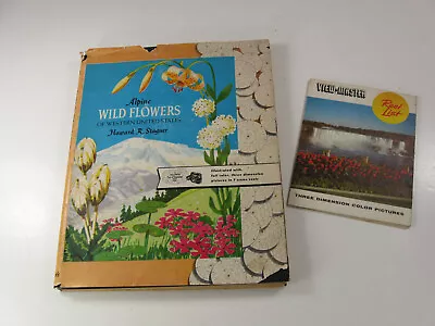 ALPINE WILDFLOWERS WESTERN UNITED STATES 1946 Stagner View-Master HC Book SCARCE • $120