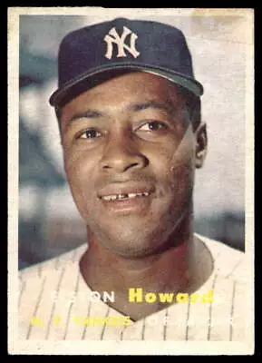 1957 Topps #82 Elston Howard New York Yankees Low Grade Tape NO RESERVE! • $0.99