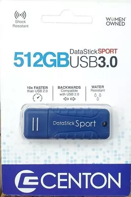 Centon DataStick Sport 512GB USB 3.0 Flash Drive S1-U3W2-512G • $39.95