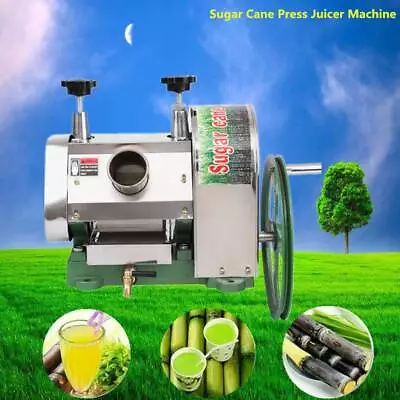 Commercial Manual Sugar Cane Press Juicer Juice Machine Extractor Mill 50kg/h • $208.95