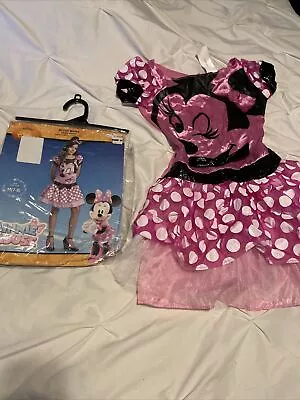 Halloween Costume Disguise Disney Girls Pink Minnie Mouse Kids Halloween Costume • $8.50