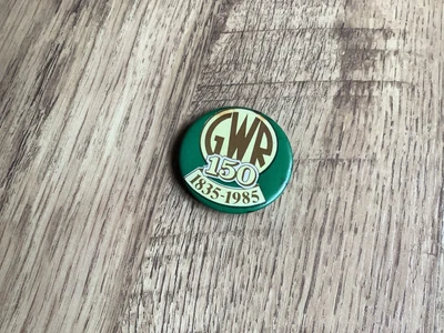 £3.25 • Buy Vintage GWR Great Western Railway 1835-1985 150 Years Souvenir Metal Badge