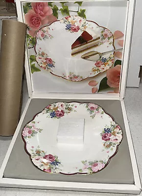 Mikasa Rosemead Wellington Cake Plate FX013/592 Bone China. New In Box. • $29