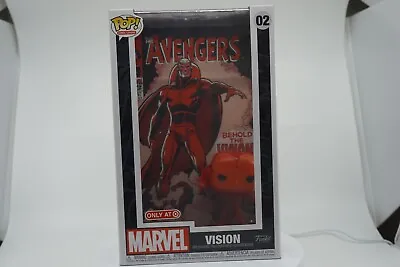Funko POP! Famous Covers Comic Covers Marvel's The Avengers Vision #2 Vinyl • $22.99