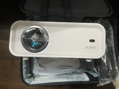 Alvar D503 White 5G Wi-Fi Connection Android IOS Portable Mini Video Projector  • $40