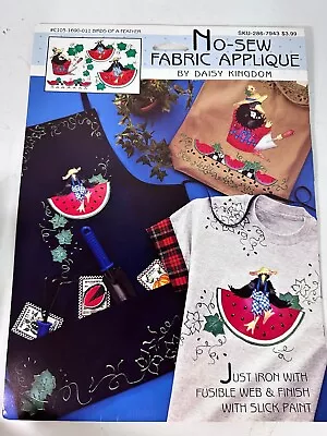 Vintage Daisy Kingdom  No Sew Fabric Applique WATERMELONS BIRDS CROWS SUMMER FUN • $4.20