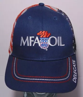 NWOT New MFA Oil Delegate USA Flag Trucker Hat Cap Missouri Farmers Association • $17.49