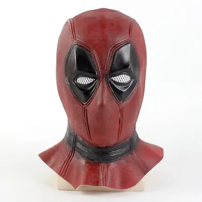 Deadpool Wilson Halloween Cosplay Mask Soft Latex Helmet 3D Masks Props • $35.68