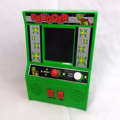 Frogger Retro Mini Arcade Machine Game Handheld Videogame Color Green Classic • $13.45