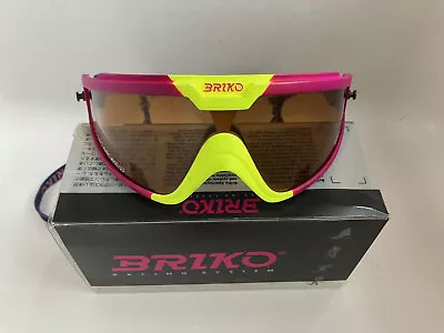 Vintage 90s Briko Shot Sunglasses-Thrama Strato Matic 4000/25-antifog Lens • $299