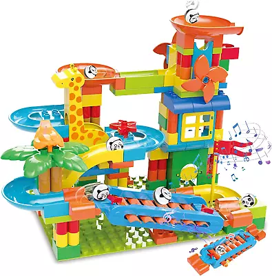 Marble Run For Kids Ages 4-8 167 PCS Classic Big Size Blocks Set • $43.99