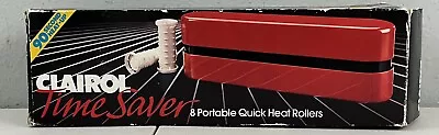 Vintage Clairol Time Saver 8 Rollers Set Portable Quick Heat • $30