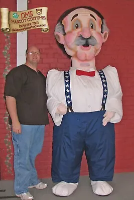 Giant  Old Man  Mascot Costume • $3000
