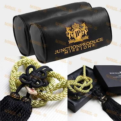 JUNCTION PRODUCE VIP Car Neck Rest Pillow Headrest Gold +GB Charm Kin Tsuna Rope • $42.45