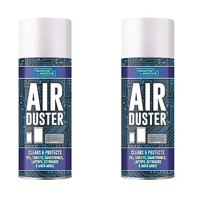 £5.99 • Buy Compressed Air Duster Cleaner Spray 400ml Max Power Easy Clean Electronic Device