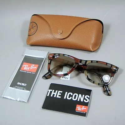 Ray-Ban Sunglasses Wayfarer Rare Prints Special Series 6 Blocks RB 2140 1083/32 • $349