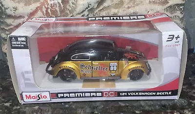 Premiere DC # 31900/31029-Volkswagen Beetle Schneller Kafer Black/Gold-2012 • $18
