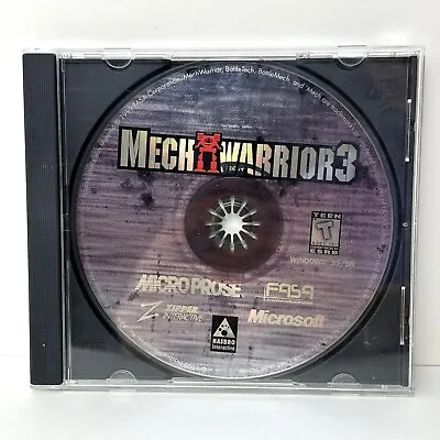 1999 MechWarrior 3 PC Video Game Disc Only Micro Prose CD-Rom TESTED • $11.91