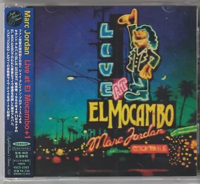 Marc Jordan – Live At El Mocambo Japan CD W/obi VSCD-3362 • $29.99