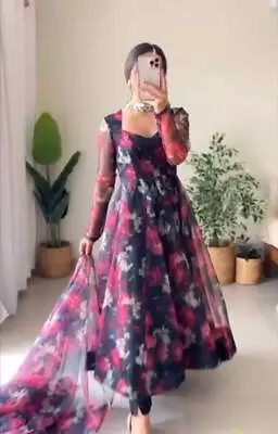 Indian Wedding New Suit Party Anarkali Gown Dress Wear Dress Bollywood Pakistani • £50.27